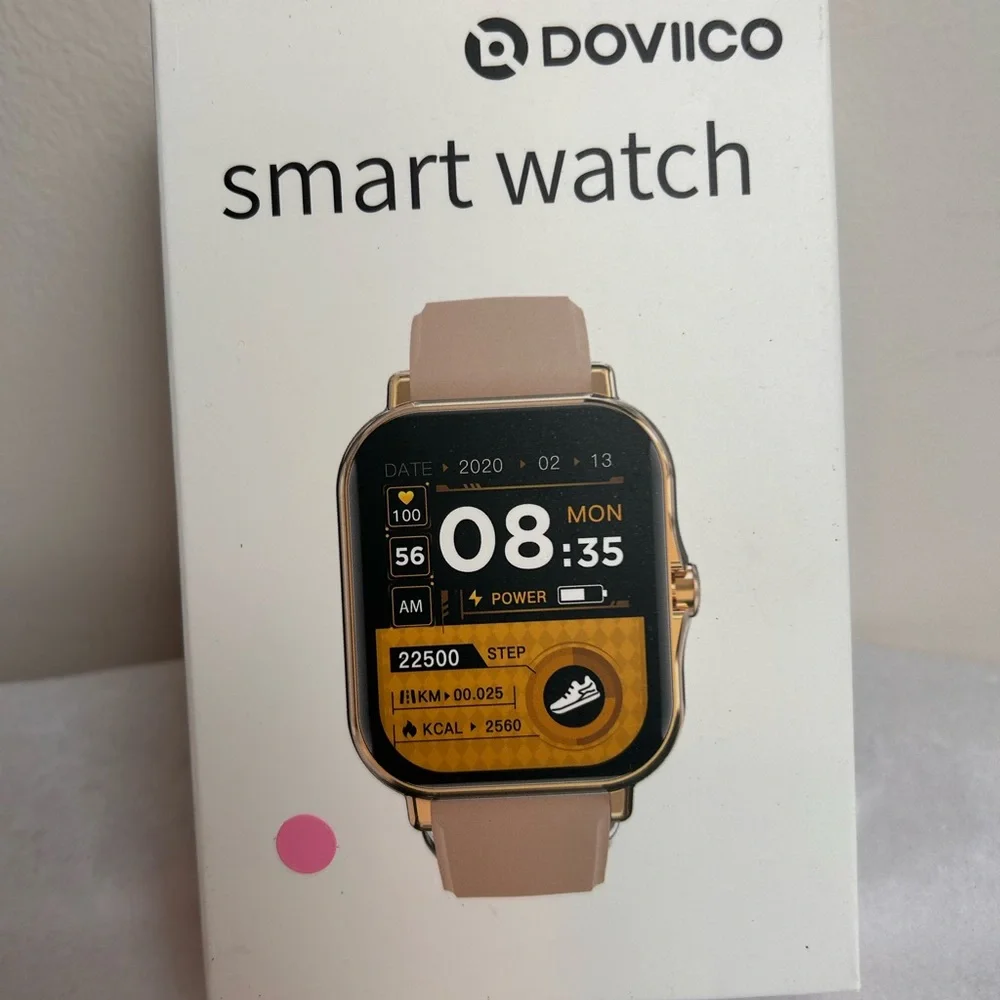 Smart Watch with Pink Band